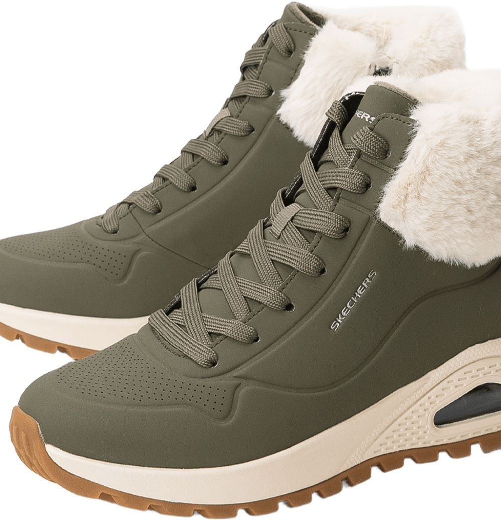 Ботинки женские Skechers Uno Rugged - Fall Air 167274 OLV 40 (10 US) оливковые фото 6