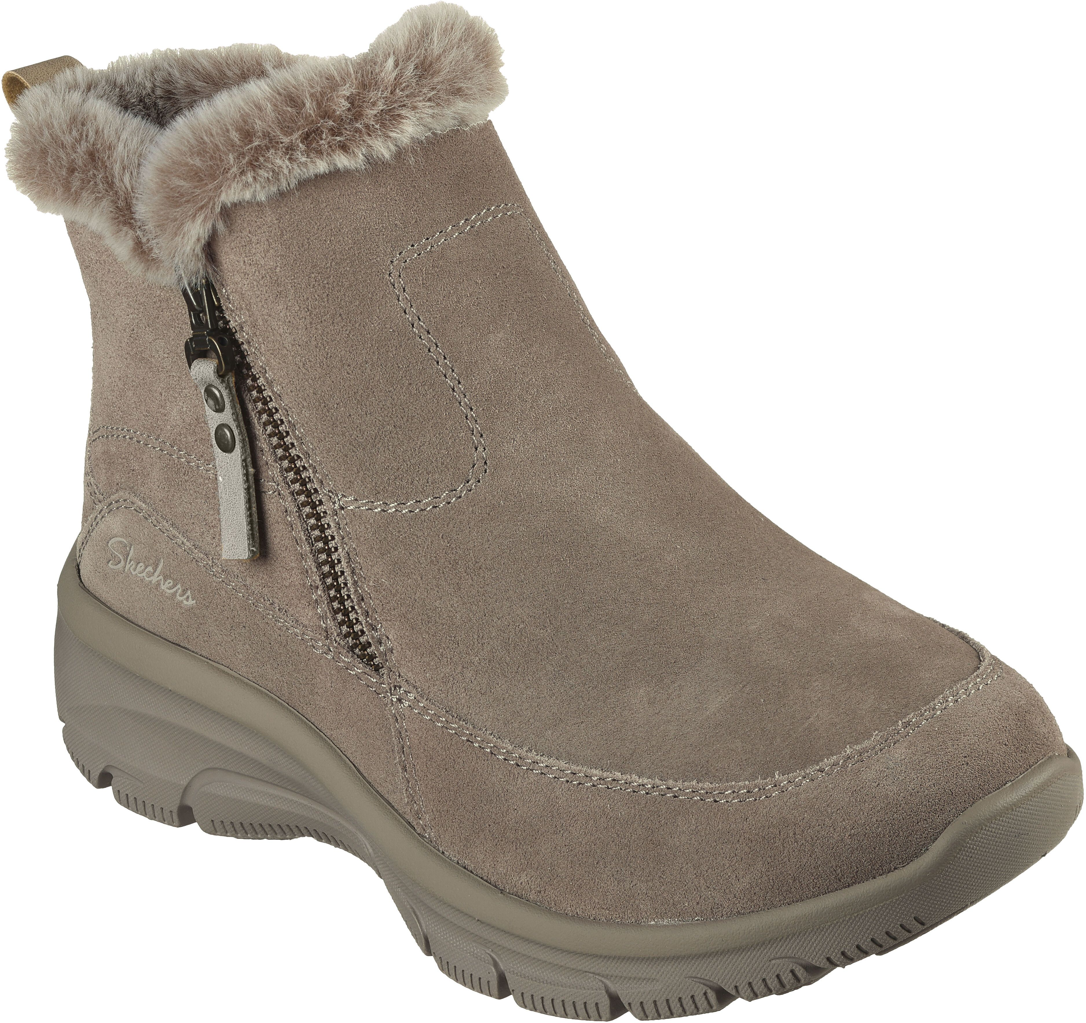 Черевики жіночі Skechers Relaxed Fit: Easy Going - Cool Zip 167862 TPE 35 (5 US) бежевіфото3