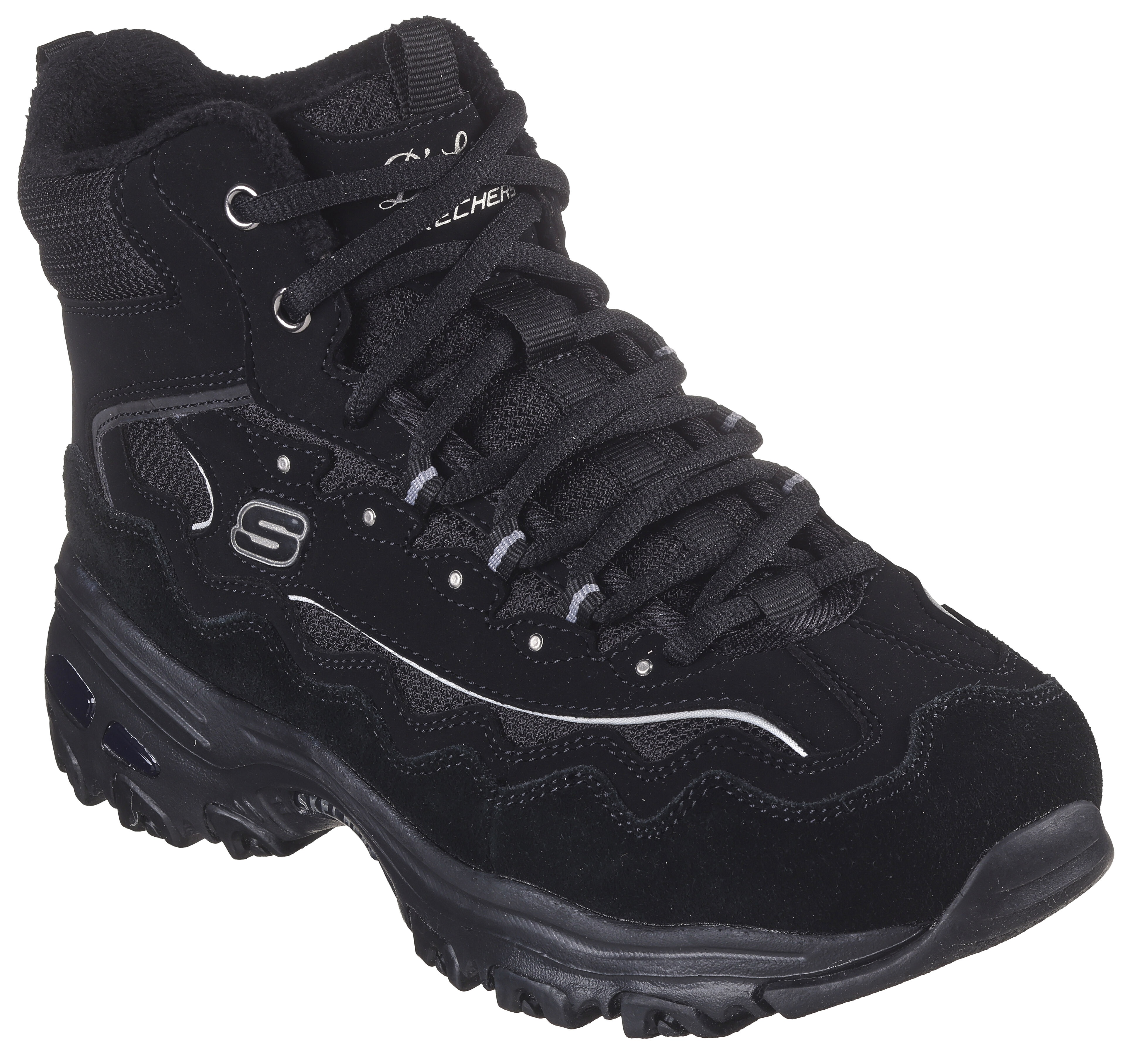 Ботинки женские Skechers D'Lites - New Lane 168026 BKSL 35 (5 US) черные фото 3