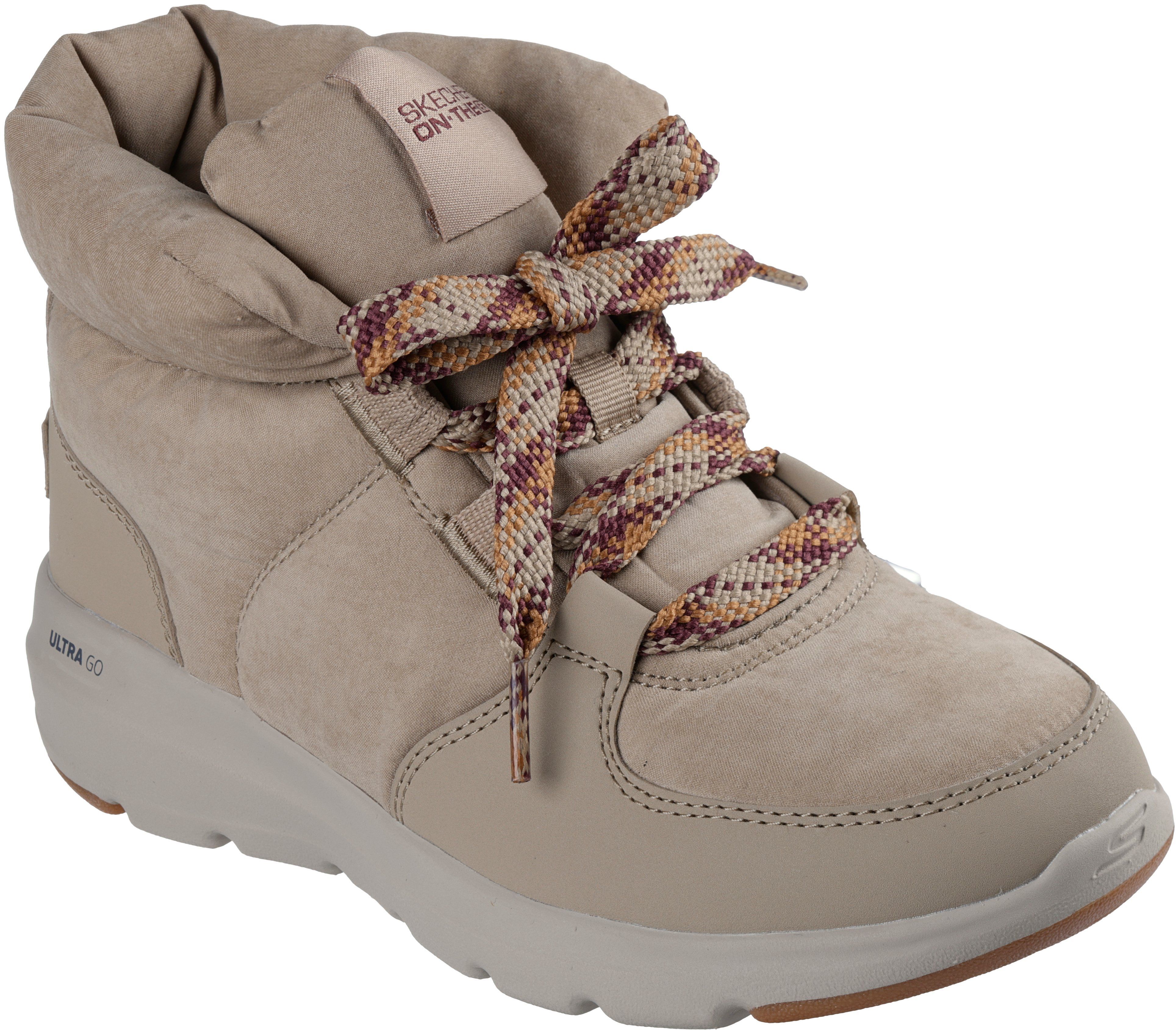 Ботинки женские Skechers Glacial Ultra 144194 TAN 38 (8 US) оливковые фото3