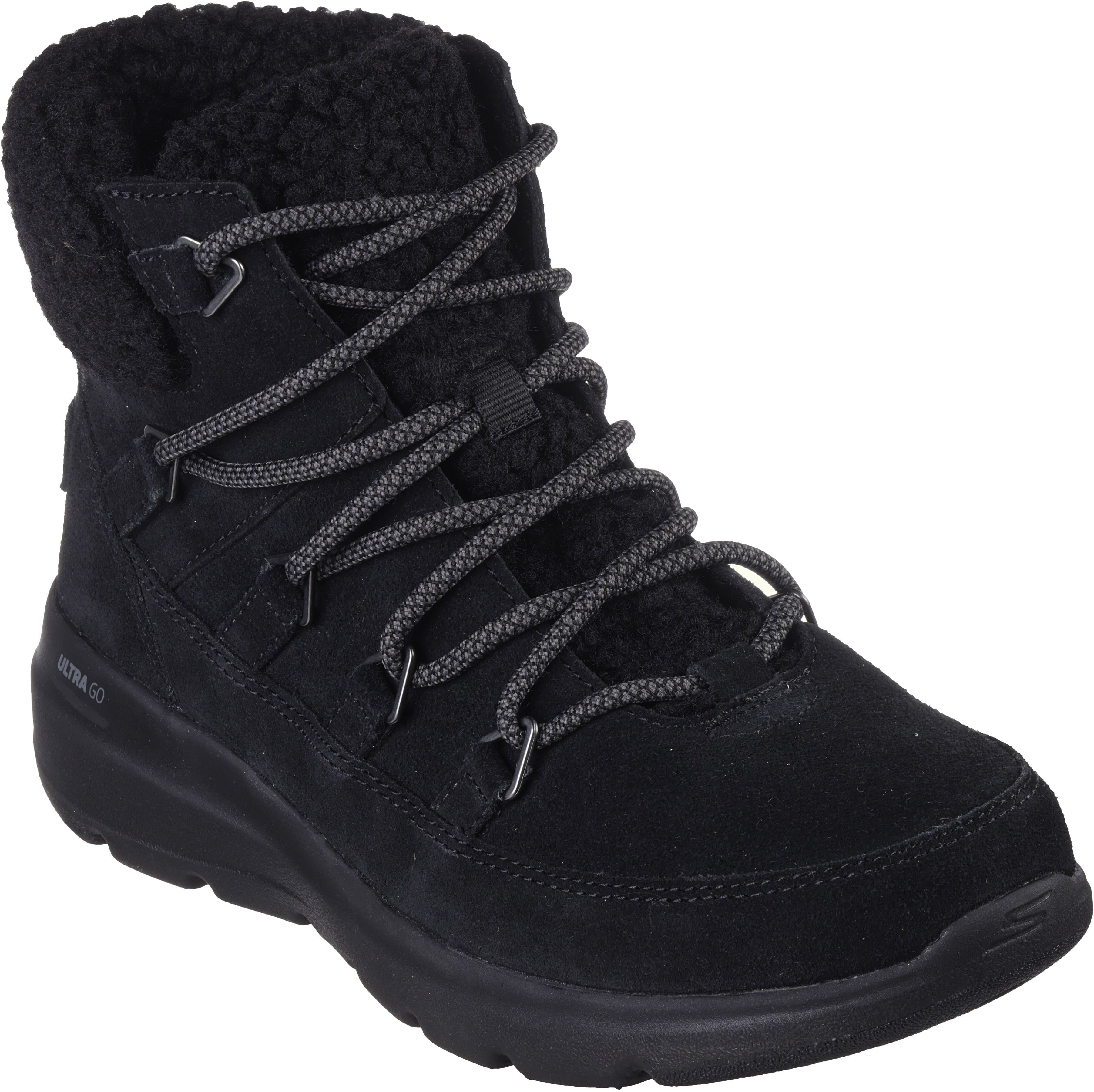 Ботинки женские Skechers On-the-GO Glacial Ultra - Winter Is Coming 144187 BBK 39.5 (9.5 US) черные фото 3