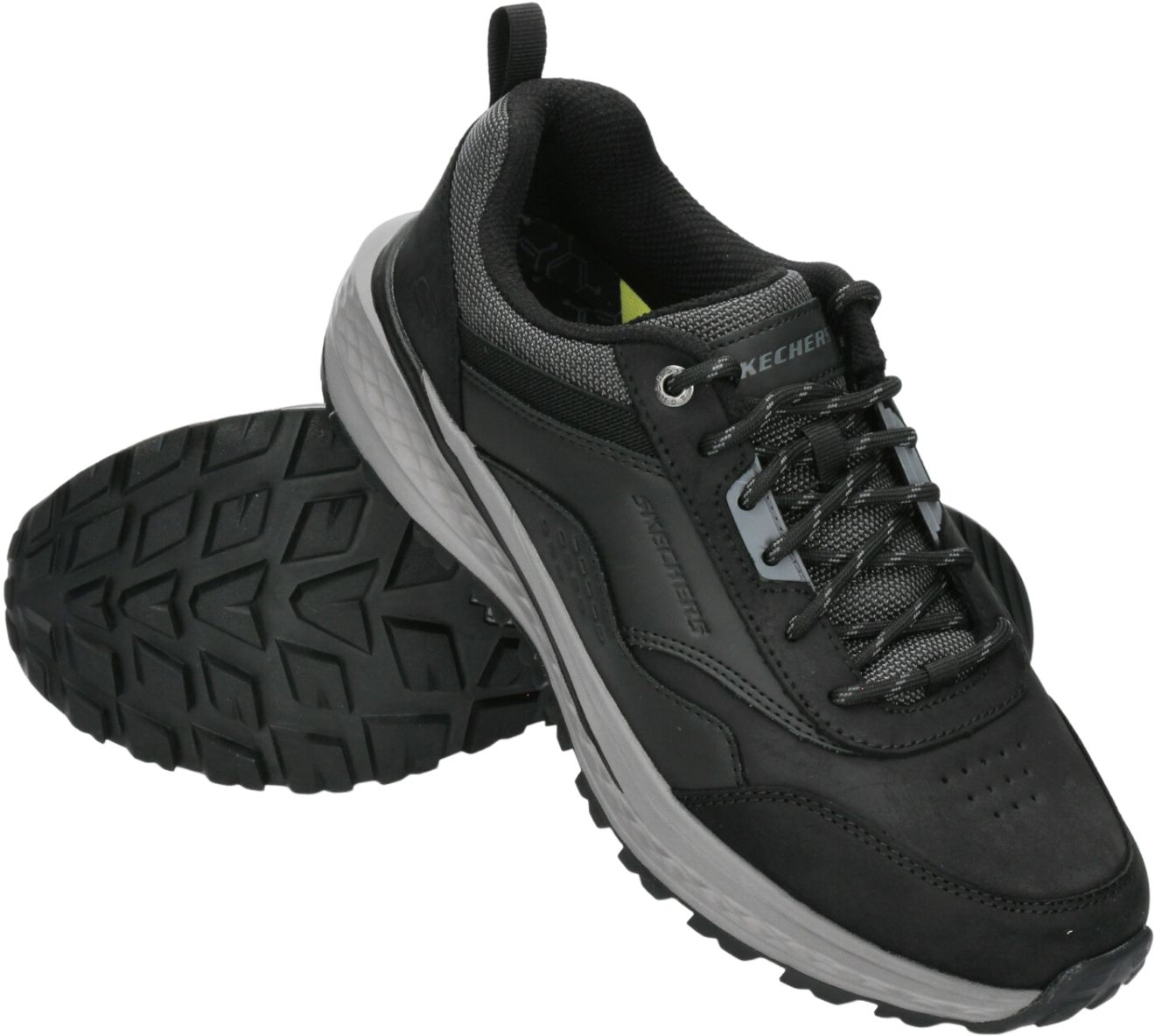 Кросівки чоловічі Skechers Relaxed Fit Slade - Peralto 210925 BLK 46 (12 US) чорніфото
