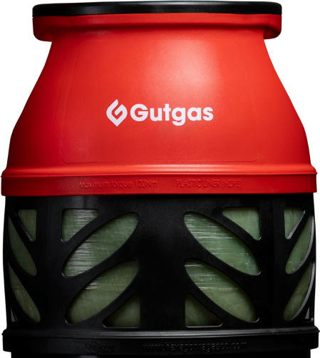 Баллон газовый композитный Gutgas Ragasco CR-12.5, пропан/бутан 5кг/6кг, вентиль KLF (GHCL1222) фото 