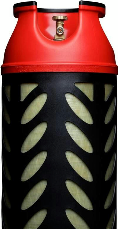 Баллон газовый композитный Gutgas Ragasco CR-33.5, пропан/бутан 14кг/16.5кг, вентиль KLF (GHCL3322) фото 