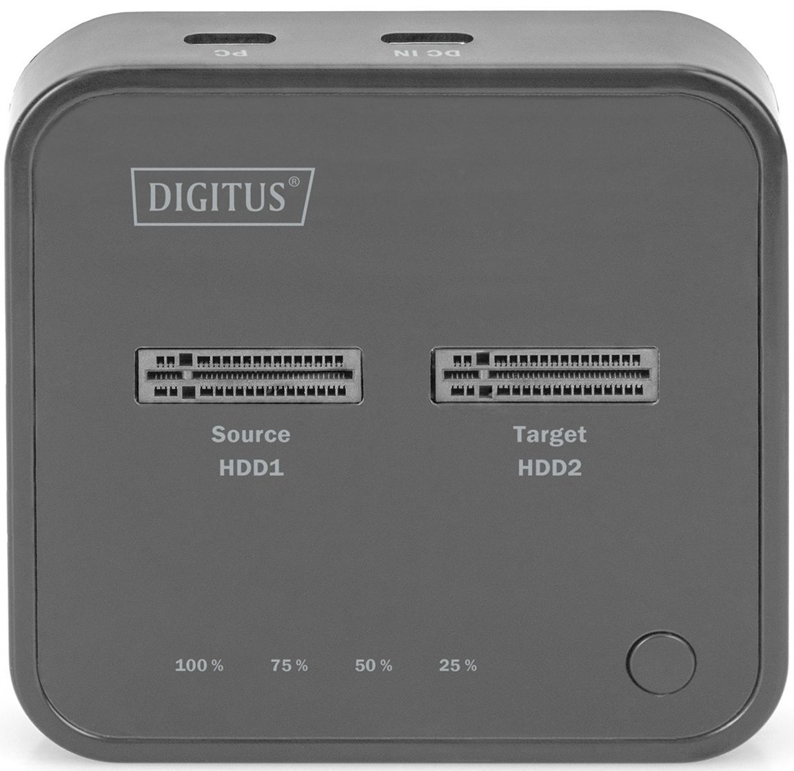 Док-станция DIGITUS Dual M.2 NVMe SSD USB Type-C 3.2 Black (DA-71545) фото 4