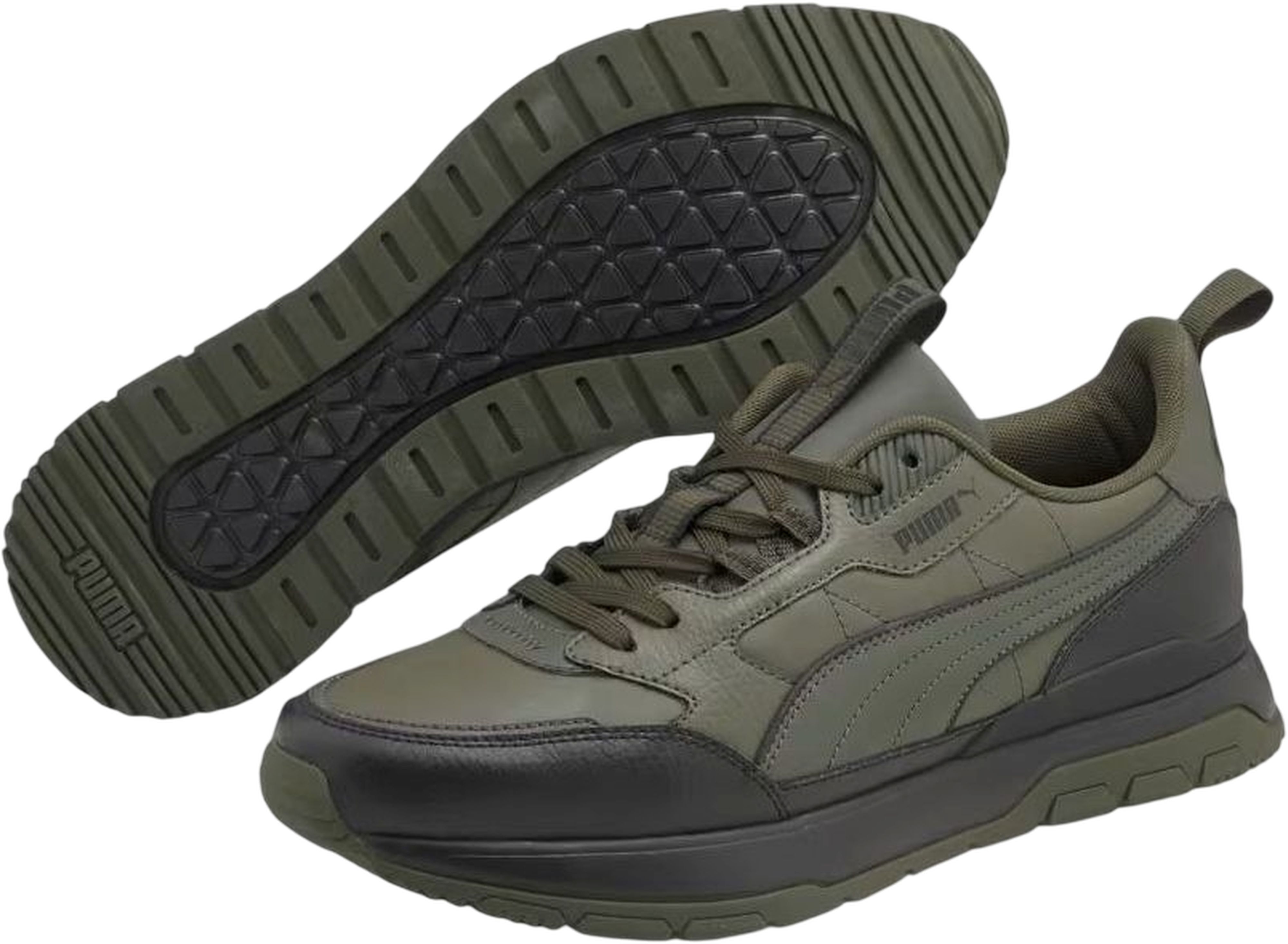 Кроссовки мужские Puma R78 Trek Lth 383202-03 43 (9 UK) зеленые фото 5