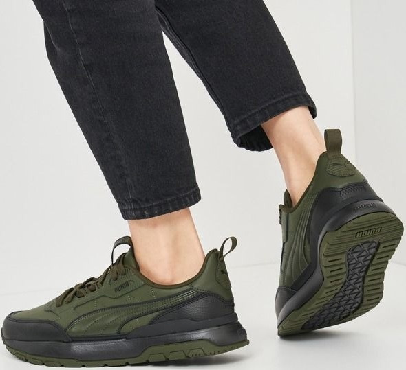 Кроссовки мужские Puma R78 Trek Lth 383202-03 43 (9 UK) зеленые фото 9