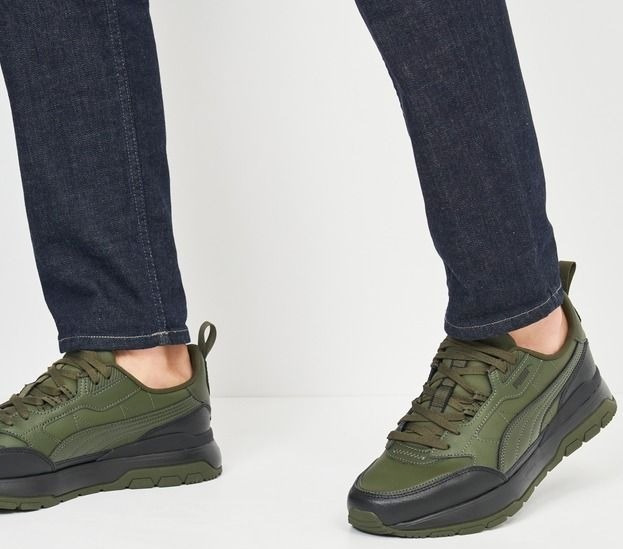 Кроссовки мужские Puma R78 Trek Lth 383202-03 43 (9 UK) зеленые фото 10