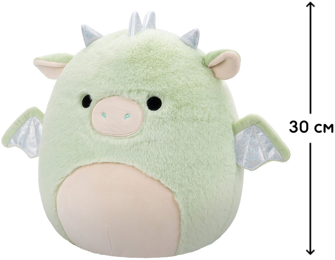 М'яка іграшка SQUISHMALLOWS – ДРАКОН ДРЮ (30 cm) (SQCR06683)фото2