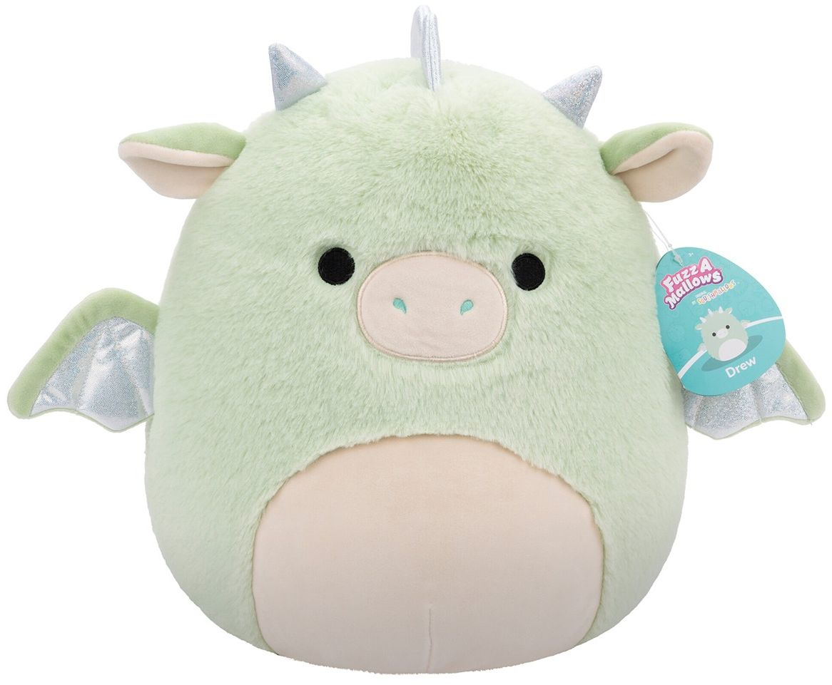 М'яка іграшка SQUISHMALLOWS – ДРАКОН ДРЮ (30 cm) (SQCR06683)фото7