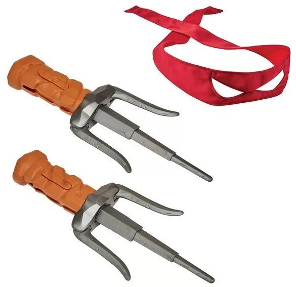 Набор оружия «Черепашки-Ниндзя» - кинджал-сай Рафаэля (трансформ.) (83524) фото 