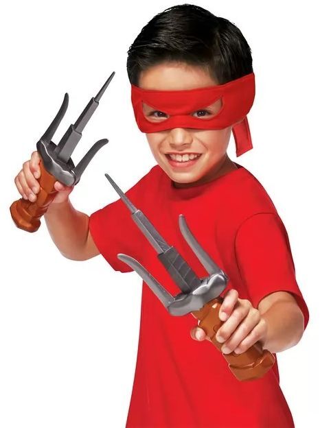 Набор оружия «Черепашки-Ниндзя» - кинджал-сай Рафаэля (трансформ.) (83524) фото 