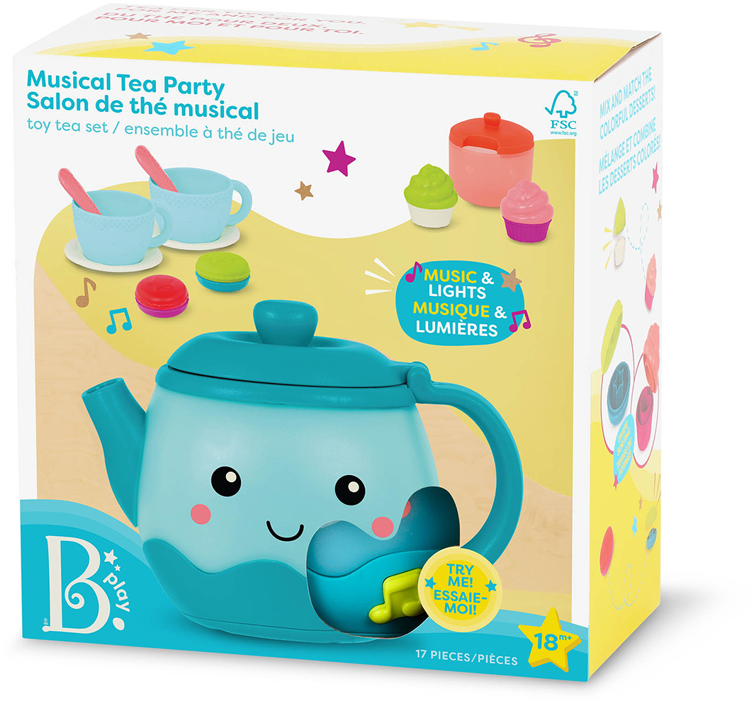 Ігровий набір - Музичне чаювання (17 предметів, світло, звук) (BX4522Z)фото5