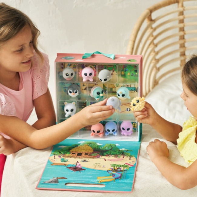 Игровой коллекционный набор FLOCKIES - ТРОПИЧНЫЙ ОСТРОВ (домик, эксклюзивная фигурка) (FLO0415) фото 6