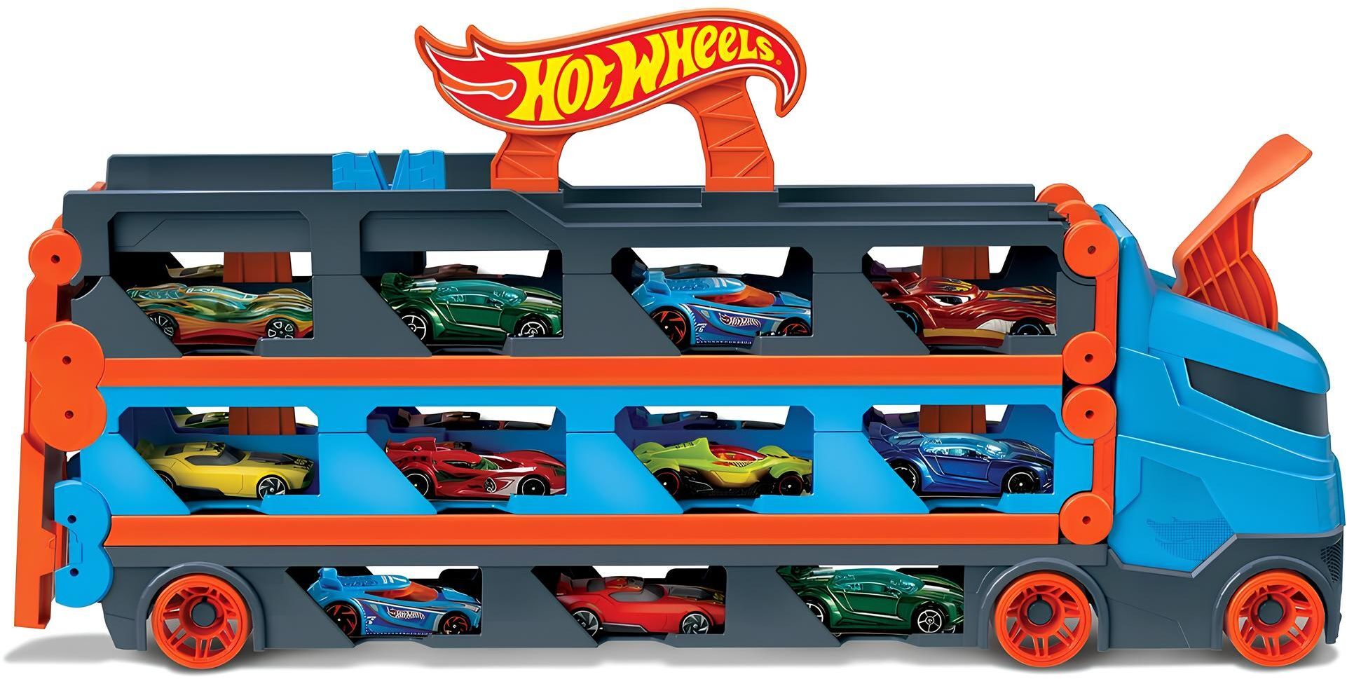 Вантажівка-транспортер "Суперперегони" Hot Wheels (GVG37)фото2