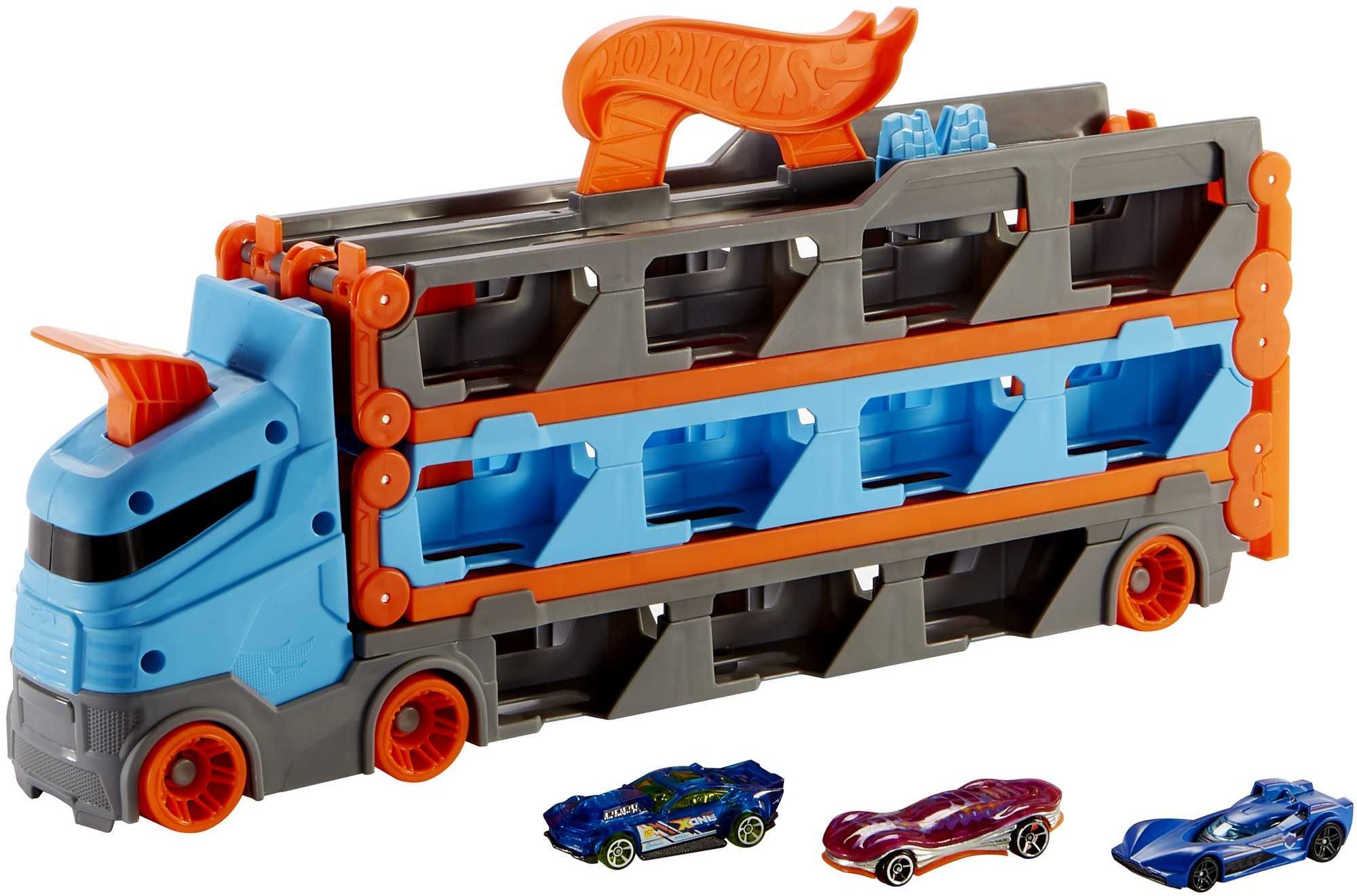 Вантажівка-транспортер "Суперперегони" Hot Wheels (GVG37)фото3