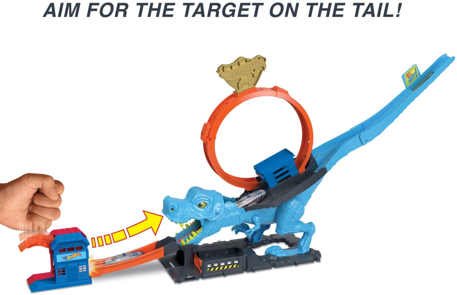 Игровой набор «Охота Ти-Рекса» Hot Wheels (HKX42) фото
