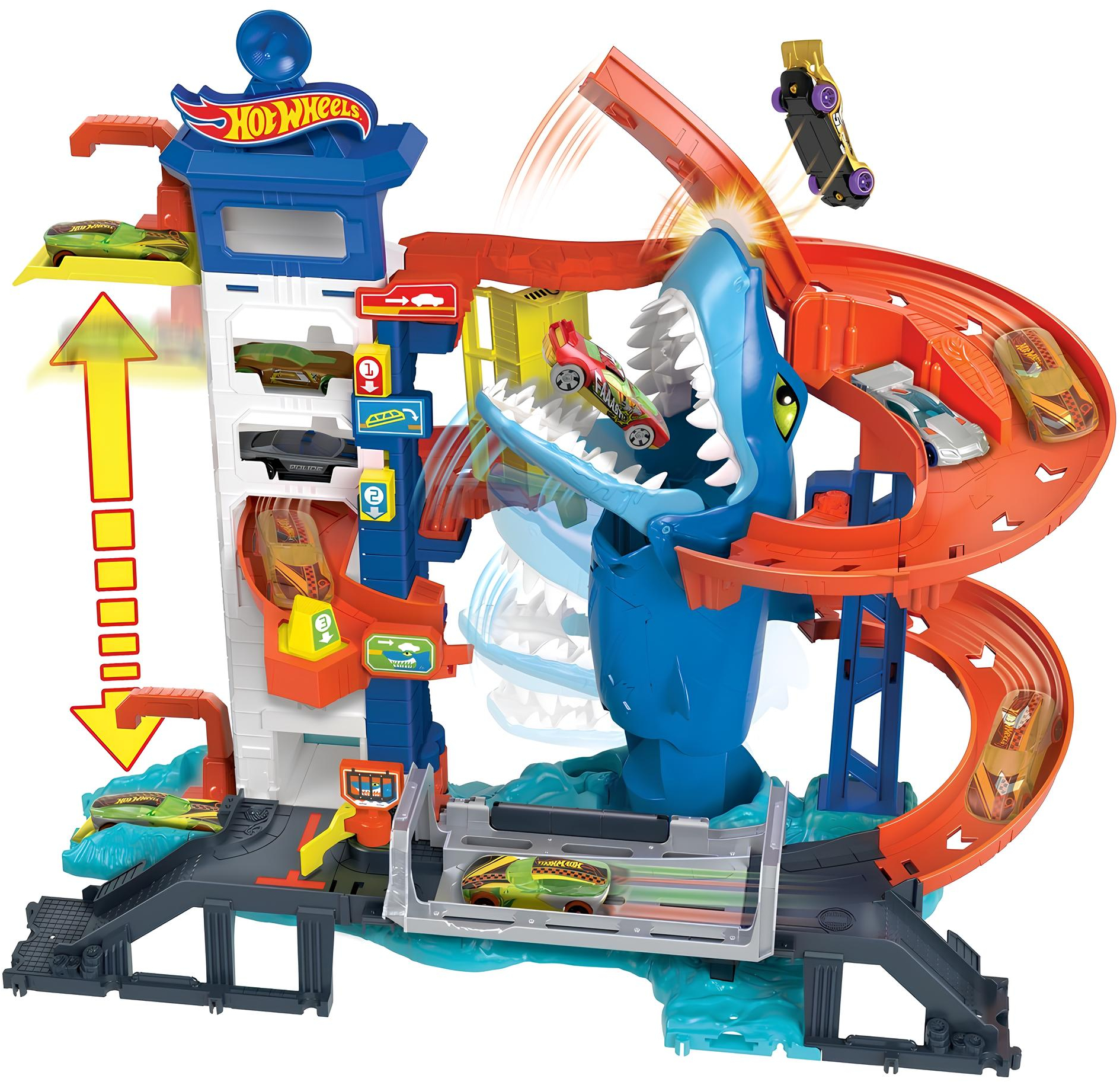 Игровой набор «Побег от свирепой акулы» Hot Wheels (HDP06) фото 4