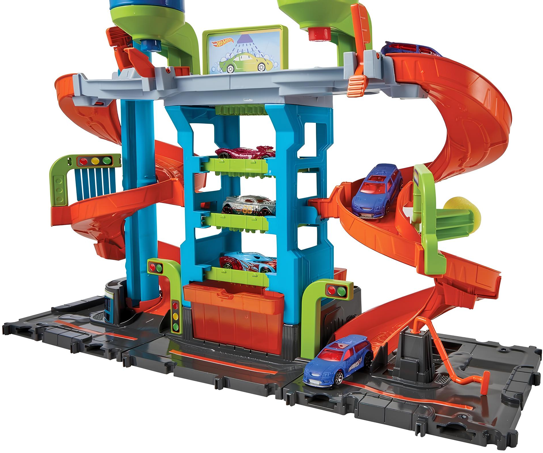 Ігровий набір "Автомийка: Мегавежа" Hot Wheels (HDP05)фото3