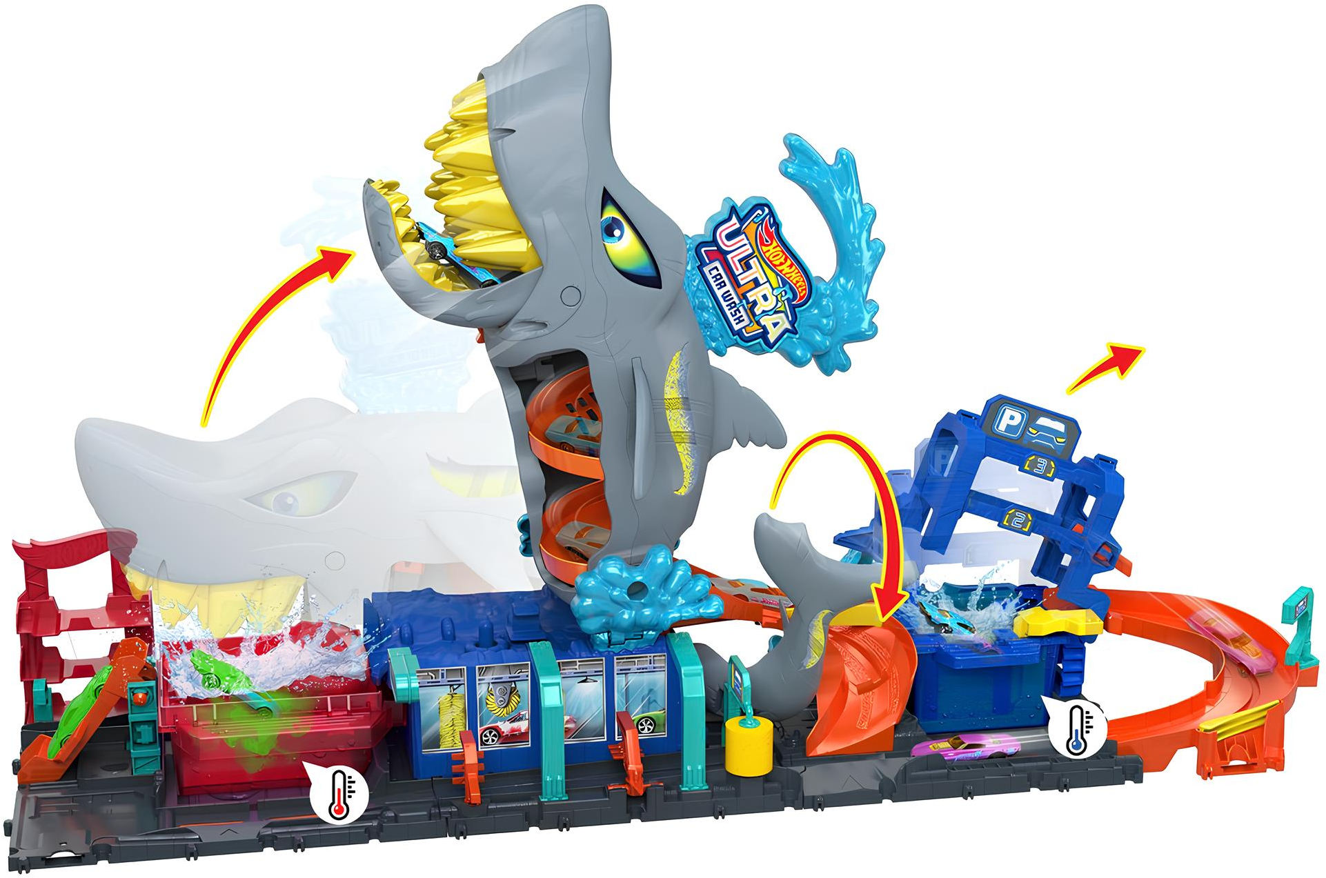 Ігровий набір "Автомийка: Суперакула" Hot Wheels (HTN82)фото4