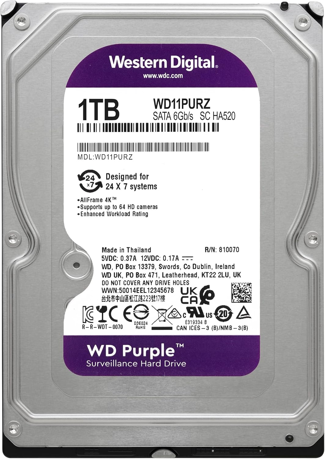 Жесткий диск WD 1TB 3.5