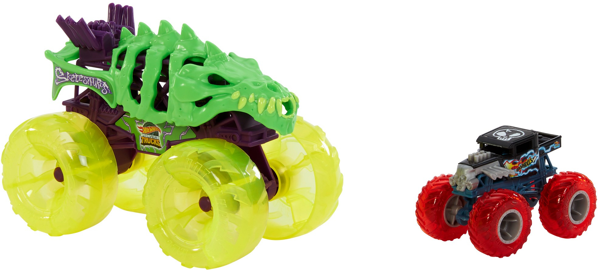 Набір "Заряджай і переслідуй" серії "Power Smashers" Monster Trucks Hot Wheels (HXT05)фото