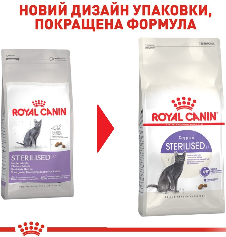 Сухой корм для стерилизованных кошек Royal Canin Sterilised 2кг + 400г фото 9