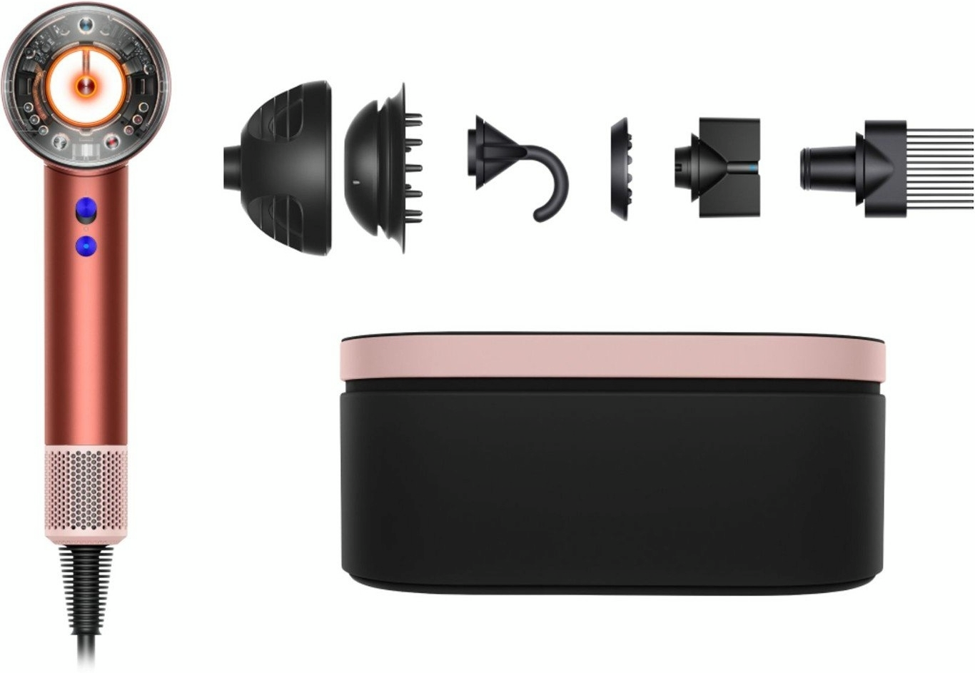 Фен Dyson D16 Supersonic Nural Strawberry Bronze/Blush Pink 561725-01фото2