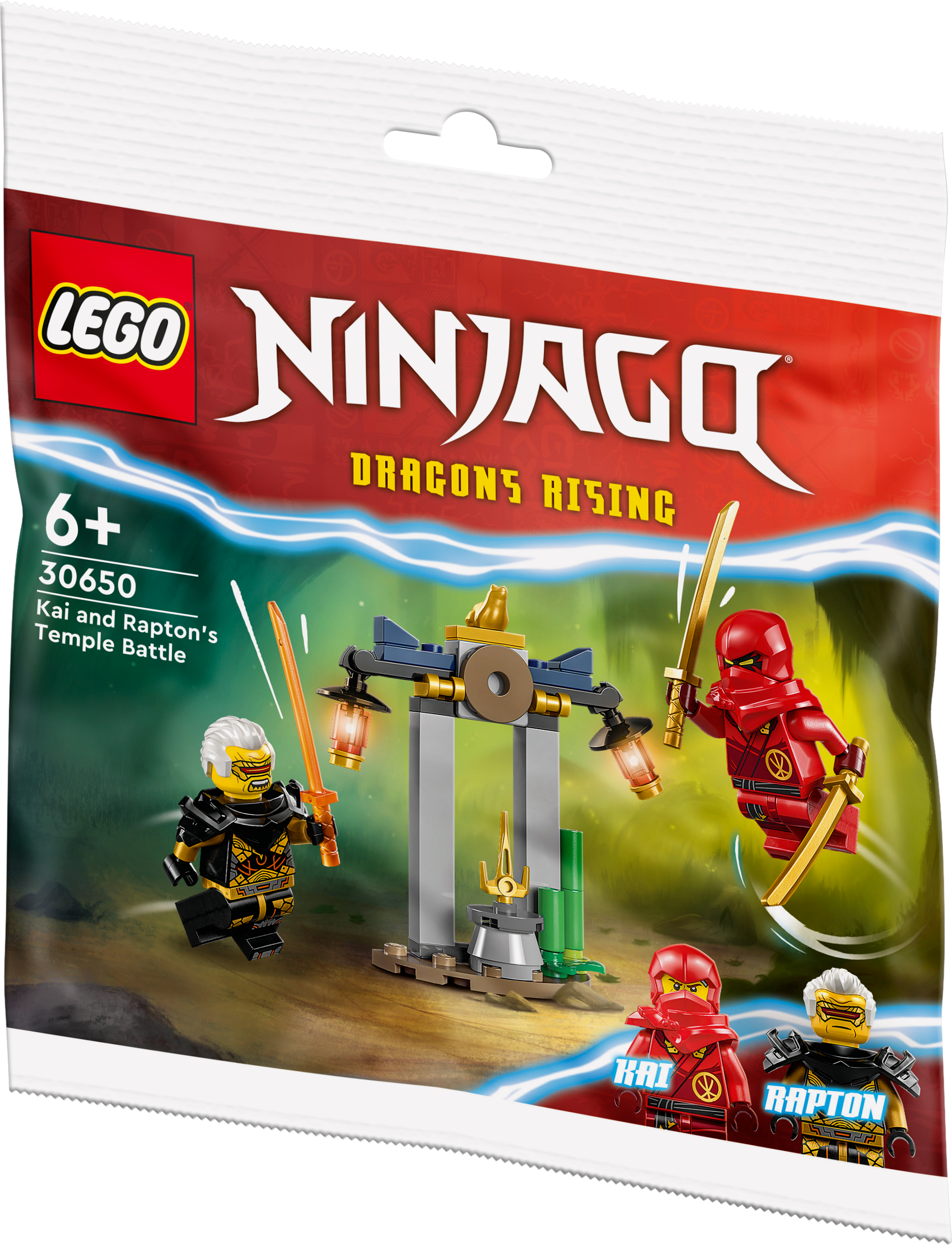 LEGO 30650 Ninjago Битва за Храм Кая и Раптона фото 6