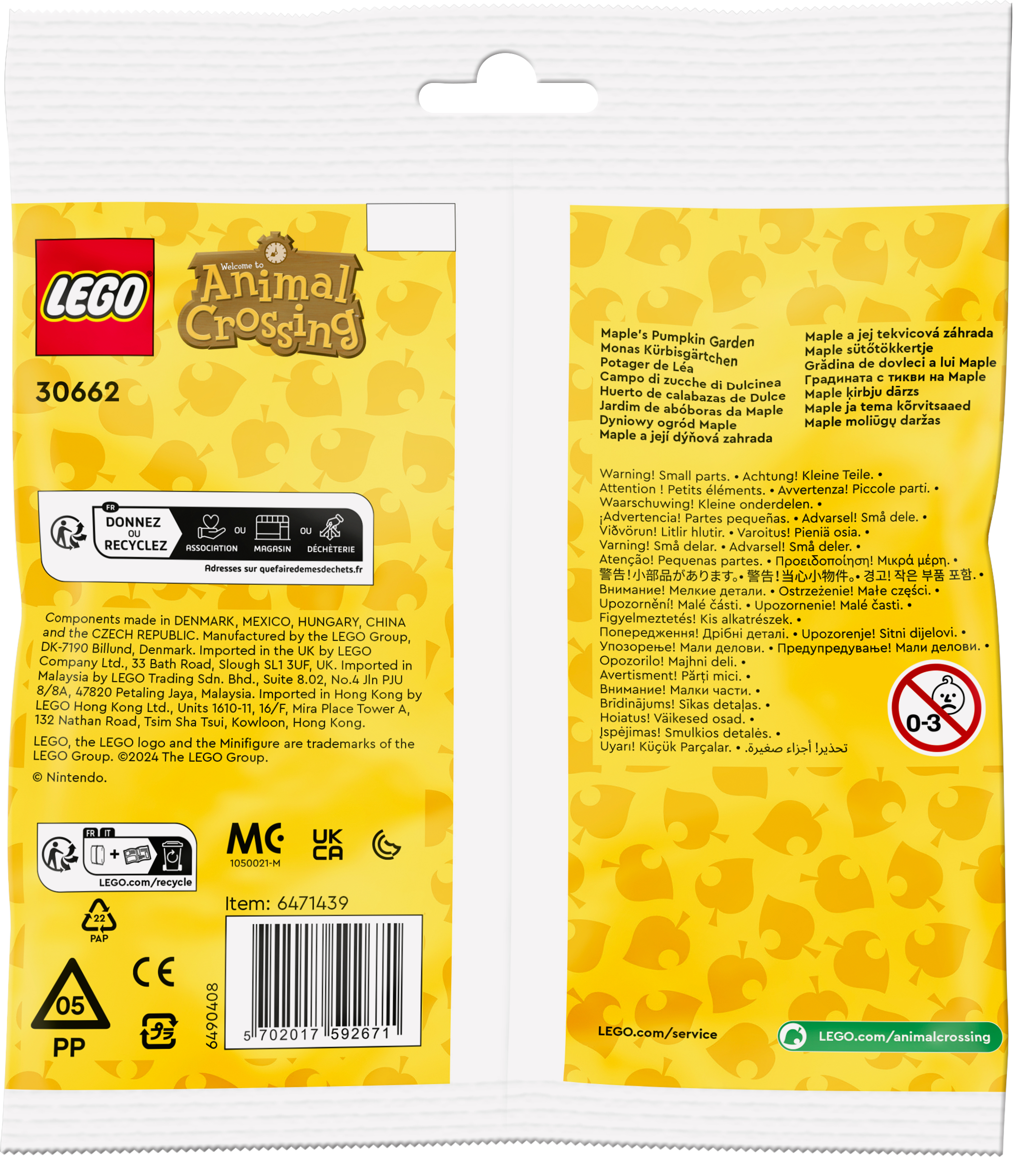 LEGO 30662 Animal Crossing Тыквенный сад Maple фото 8