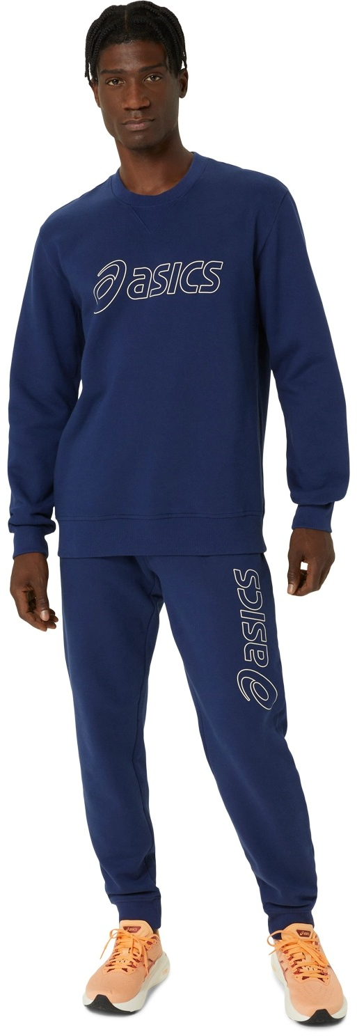 Брюки мужские Asics logo sweatpant 2031E189-404 XL синие фото 7