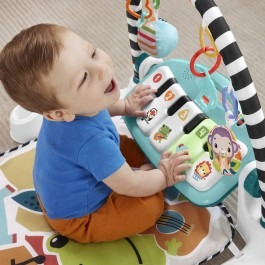 Коврик-игровой центр голубой «Нажимай и играй» с технологией Smart Stages (англ.) Fisher-Price (HWY58) фото 