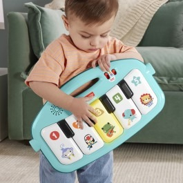 Коврик-игровой центр голубой «Нажимай и играй» с технологией Smart Stages (англ.) Fisher-Price (HWY58) фото 