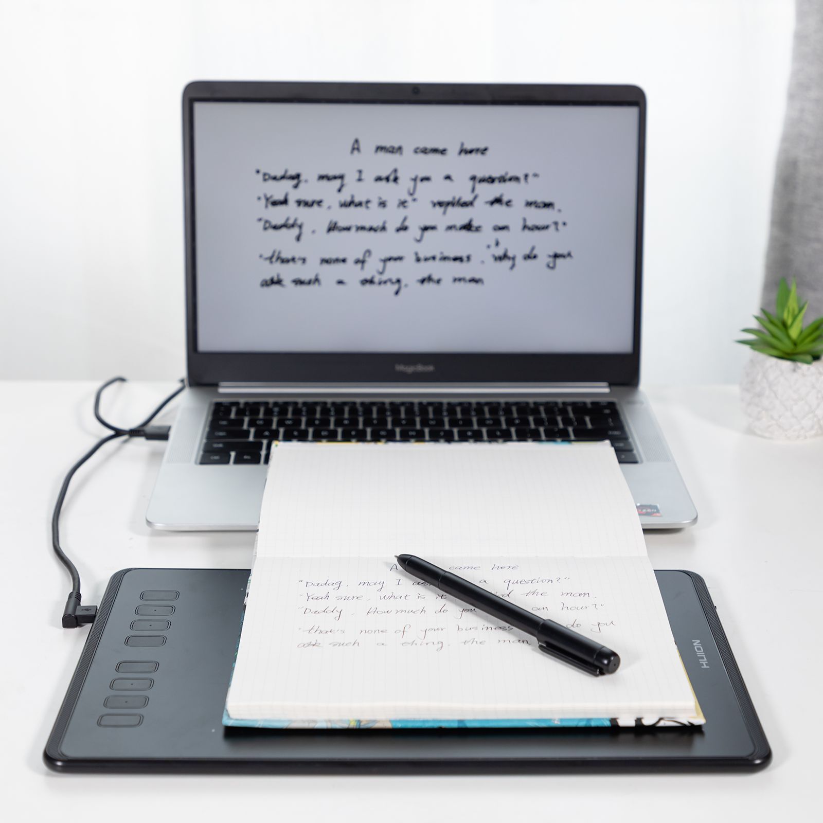 Перо для планшета Huion Scribo PW310 Black (PW310) фото 11