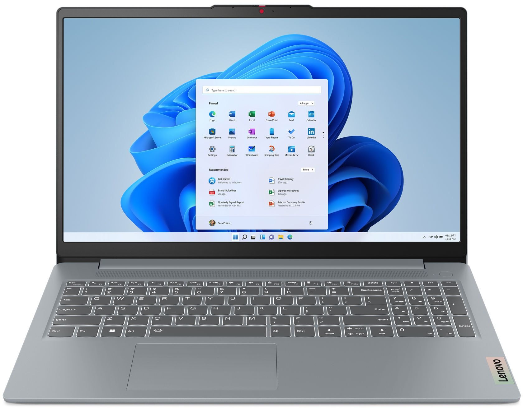 Ноутбук LENOVO Ideapad Slim 3 15AMN8 (82XQ00L3RA) фото 2