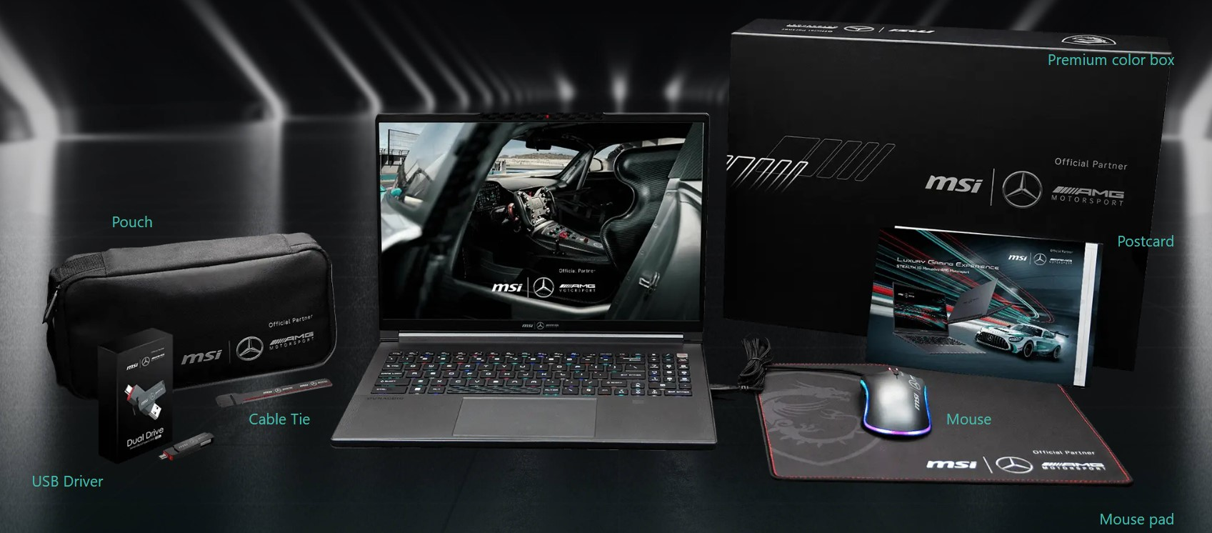 Ноутбук MSI Stealth 16 Mercedes-AMG Motorsport A1VGG (9S7-15F423-417) фото 