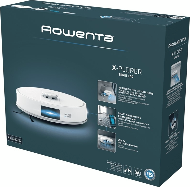 Робот-пилосос Rowenta X-Plorer Serie 140 Total Care RR9177WHфото