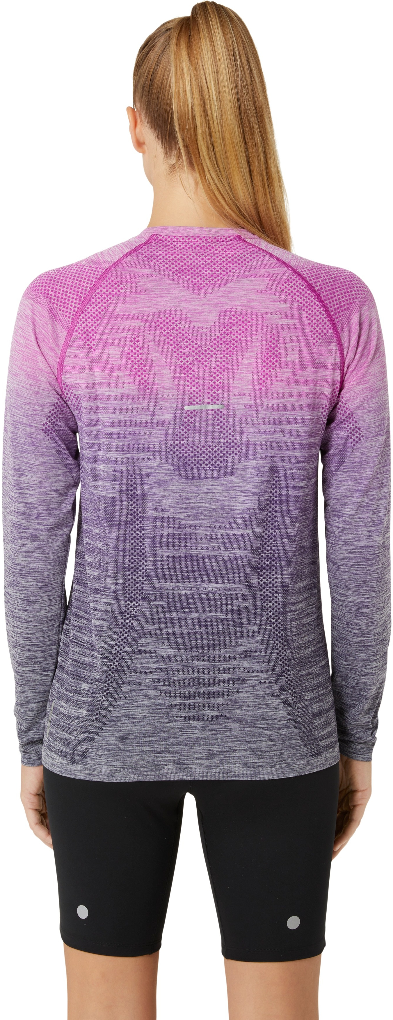 Лонгслив женский Asics Seamless ls top 2012C392-501 M фиолетовая фото 2