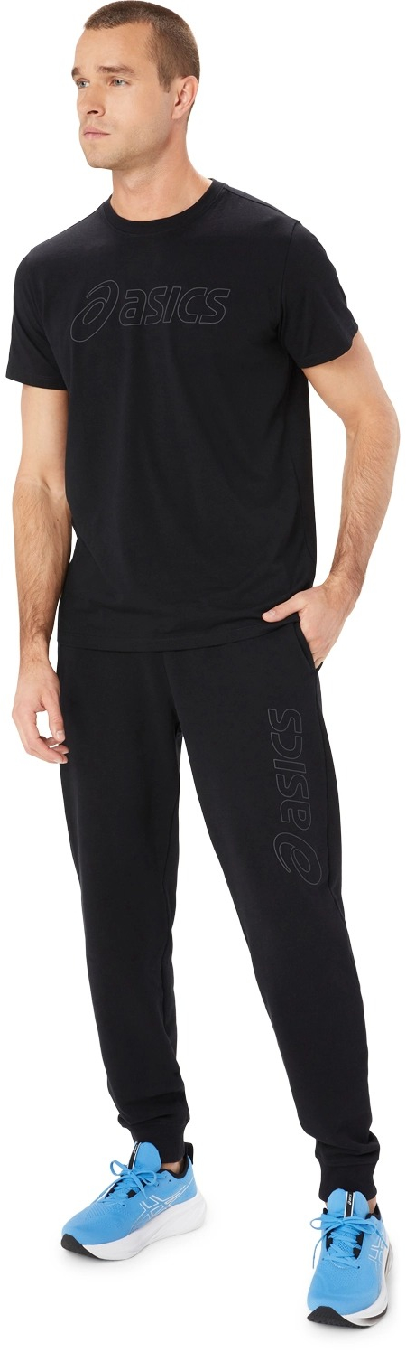 Штани чоловічі Asics logo sweatpant 2031E189-002 S чорніфото7