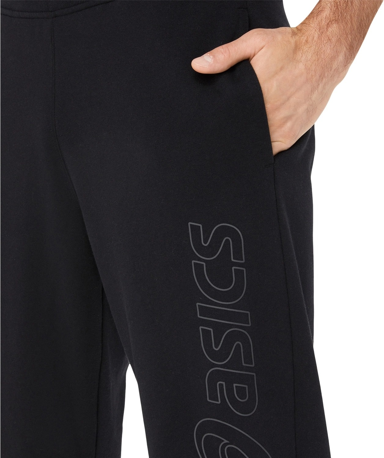 Штани чоловічі Asics logo sweatpant 2031E189-002 S чорніфото5