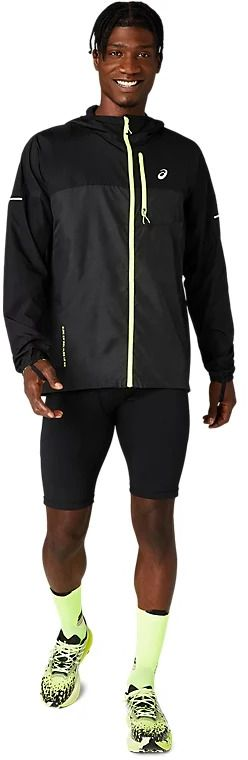 Куртка мужская Asics Fujitrail packable windbreaker 2011C991-001 L черная фото 14