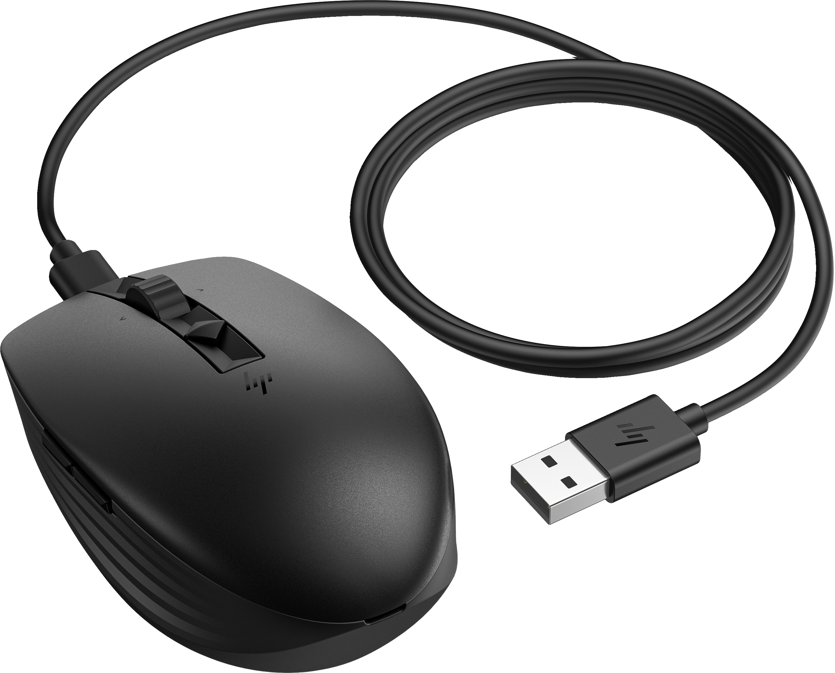 Мышь HP 710 Rechargeable Silent, USB-A/WL/BT, Black (6E6F2AA) фото 7