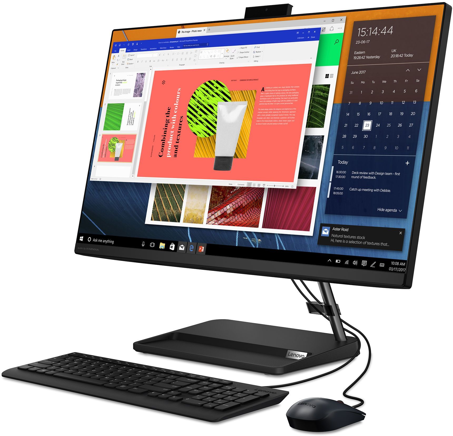 Моноблок 27" LENOVO IdeaCentre AIO 3 27ALC6 Black (F0FY00NYUO) фото 3
