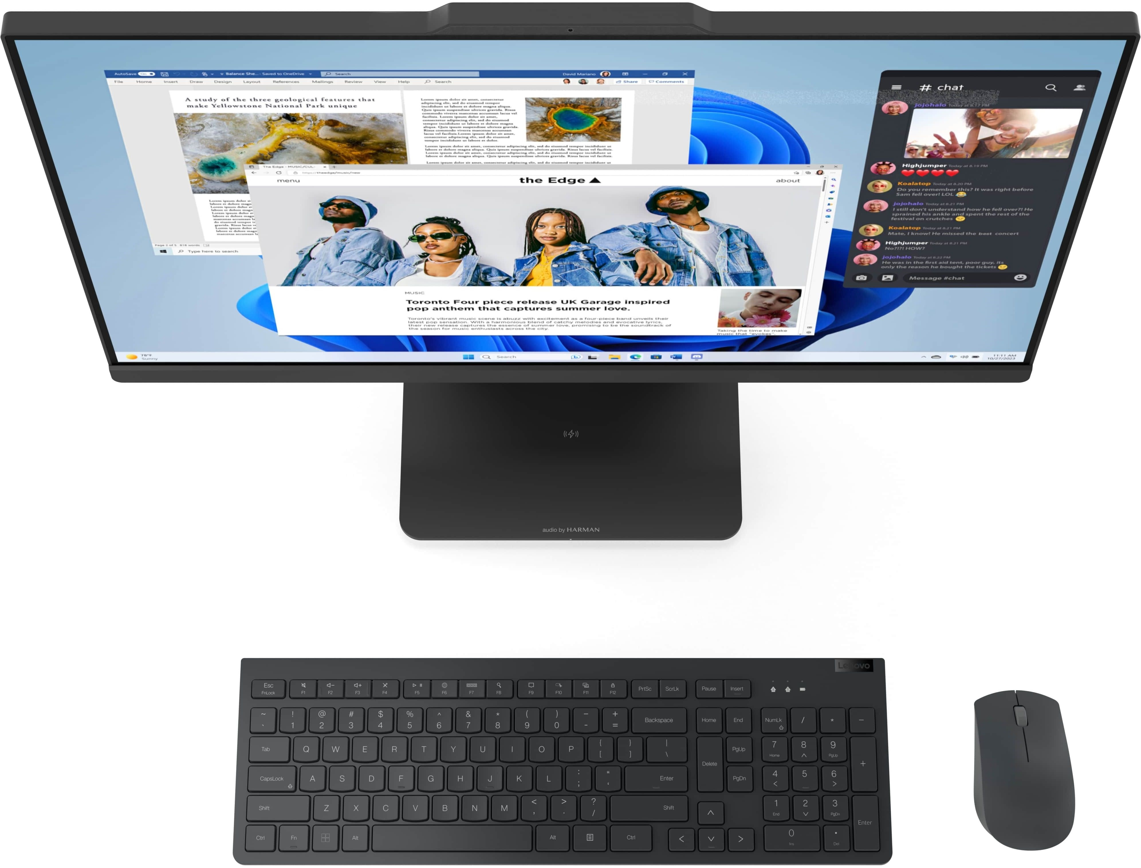 Моноблок 23.8" LENOVO IdeaCentre AIO 24ARR9 Luna Grey (F0HR004AUO)фото