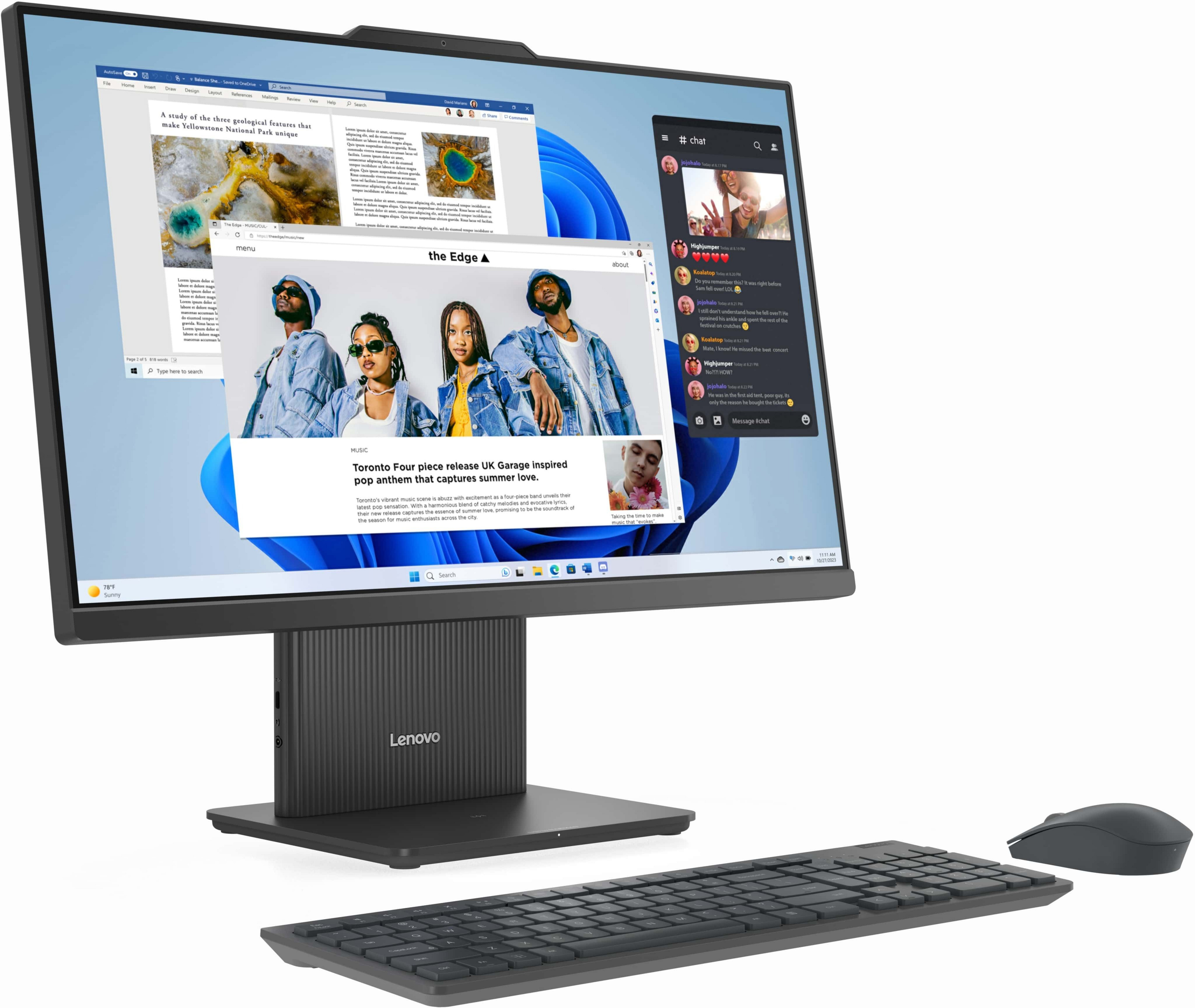 Моноблок 23.8" LENOVO IdeaCentre AIO 24ARR9 Luna Grey (F0HR004AUO)фото