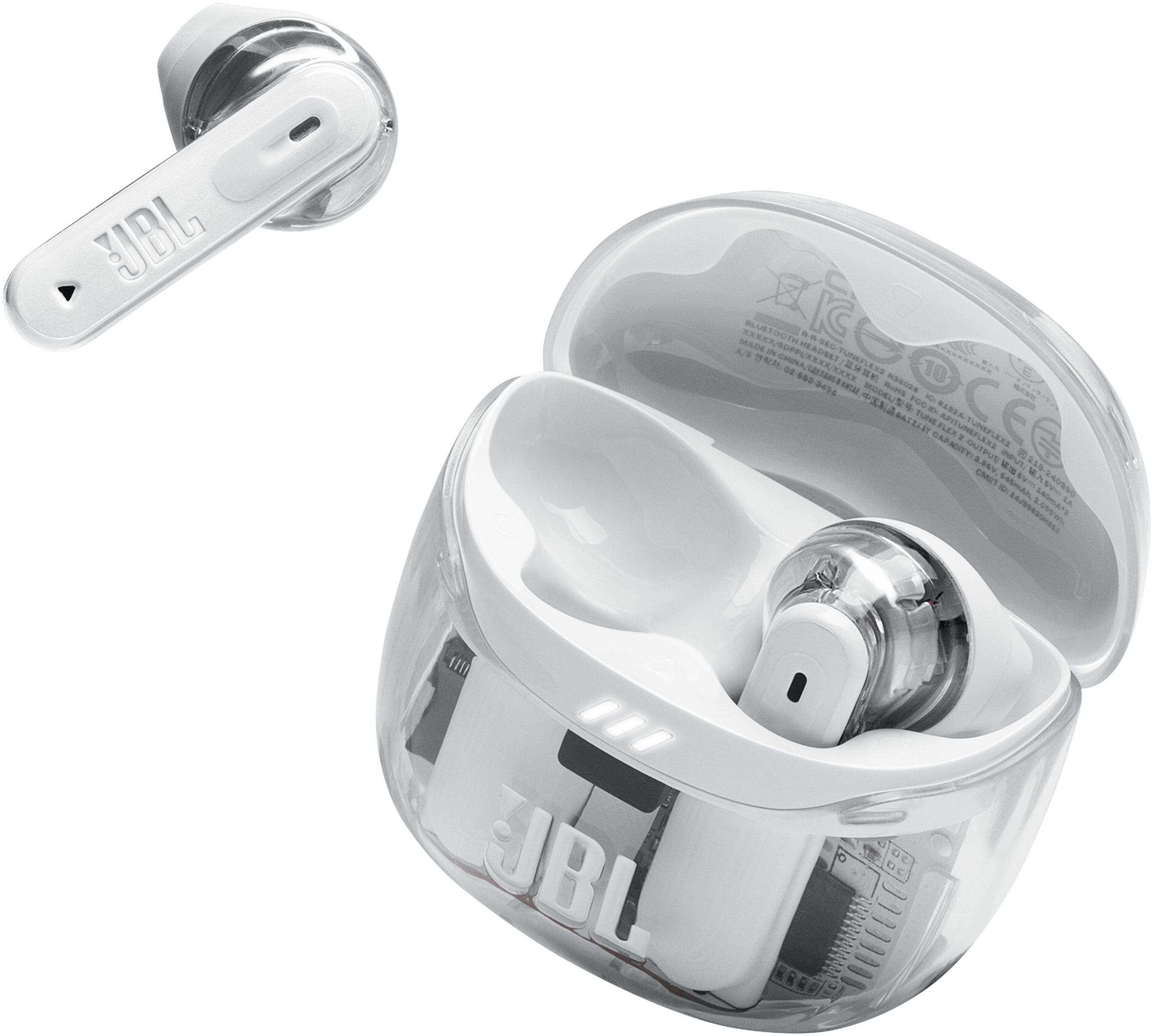 Наушники JBL Tune Flex 2 Ghost White (JBLTFLEX2GWHT) фото 9