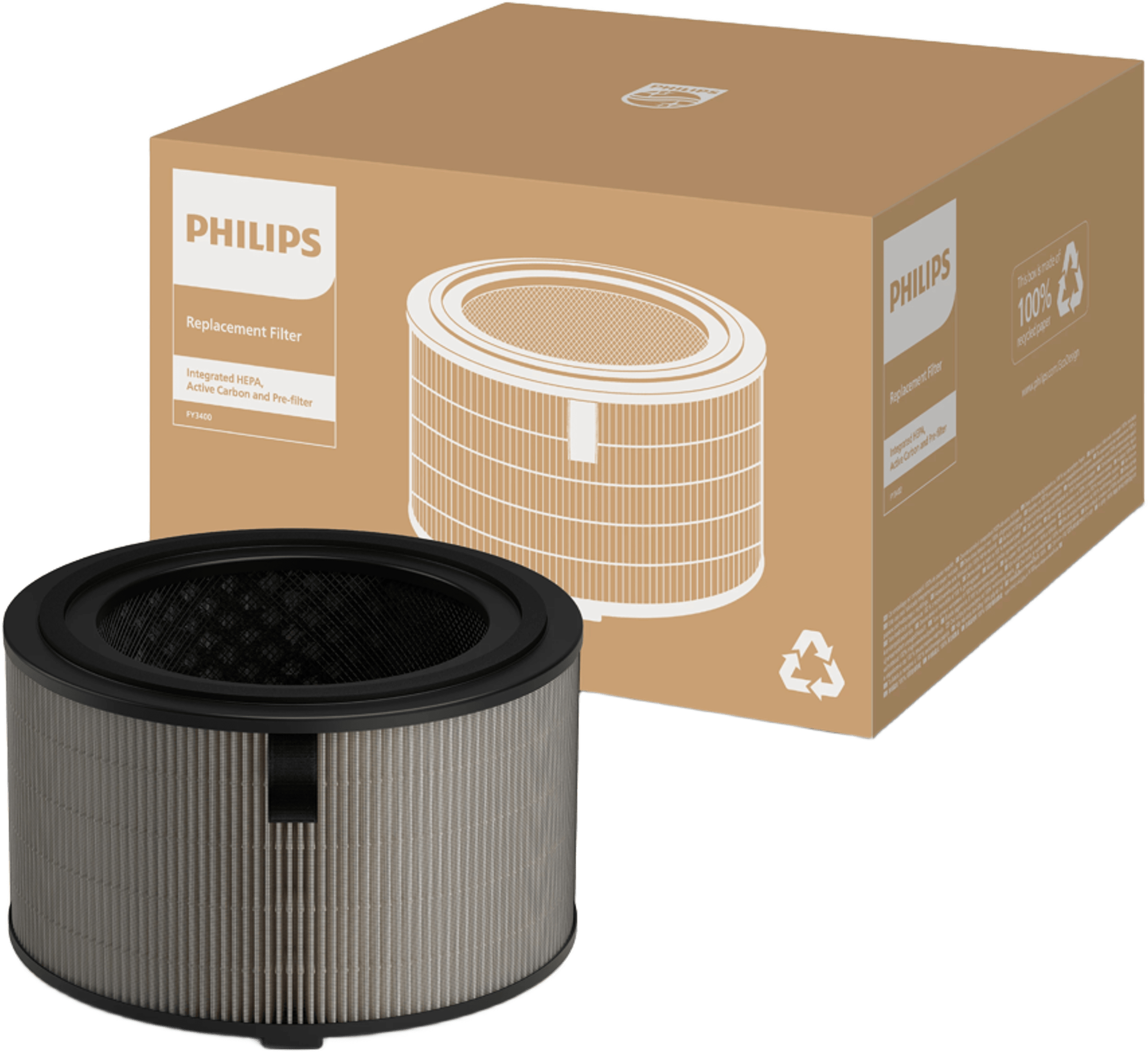Фильтр для очистителя воздуха Philips Series PureProtect 3400 FY3400/30 фото 