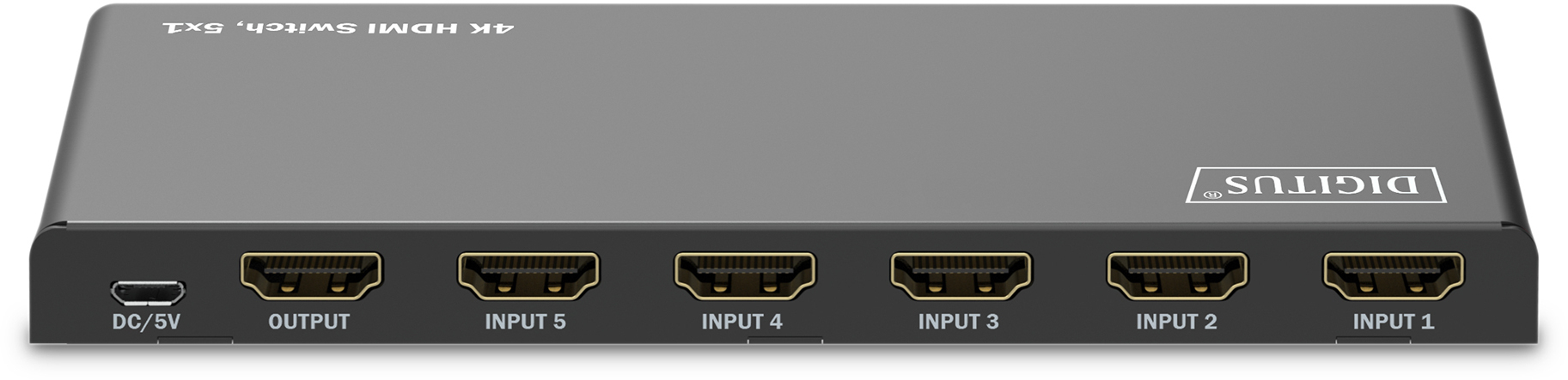 Відеокомутатор DIGITUS UHD HDMI (INx5 - OUTx1), 4K (DS-55332)фото3