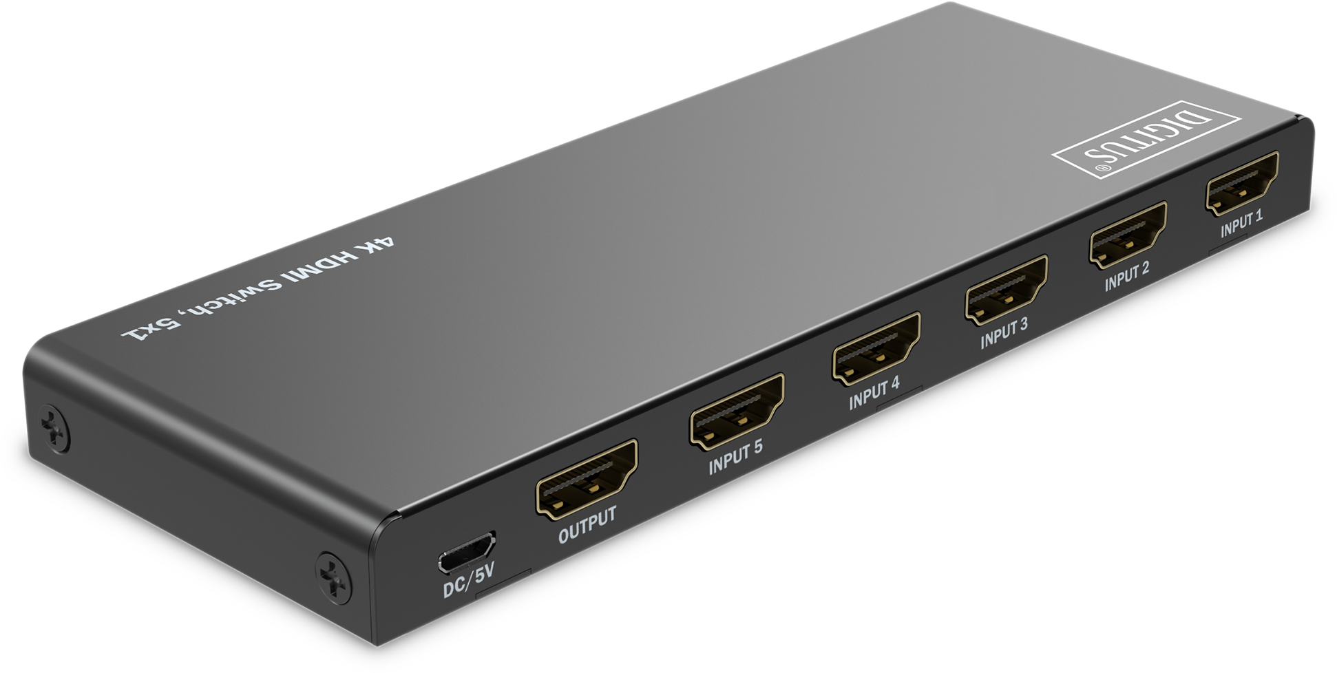 Відеокомутатор DIGITUS UHD HDMI (INx5 - OUTx1), 4K (DS-55332)фото4