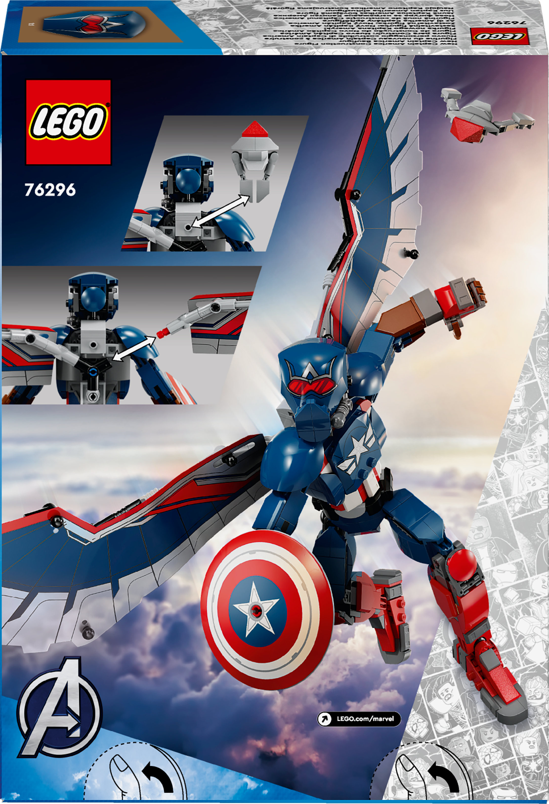 LEGO 76296 Marvel Фигурка Нового Капитана Америка фото 10